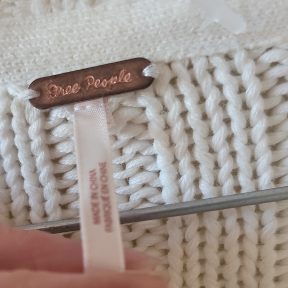 Free People Sweetheart Sweater Turtleneck Loose/oversized Fitting-100%cotton - Picture 6 of 10